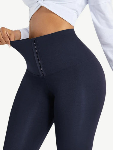 High Waisted Corset Leggings with Waist Shaper & Tummy Control