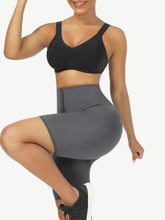 Load image into Gallery viewer, Black High Waist Tummy Control Compression Shorts