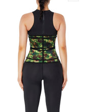 Load image into Gallery viewer, Camo Latex Double Belts Waist Trainer