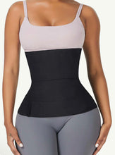 Load image into Gallery viewer, Black Latex Tummy Wrap Compression Band